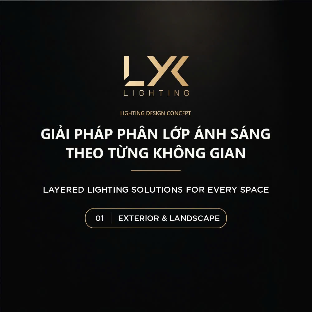 Các lớp ánh sáng ngoài trời và sân vườn – hình 1